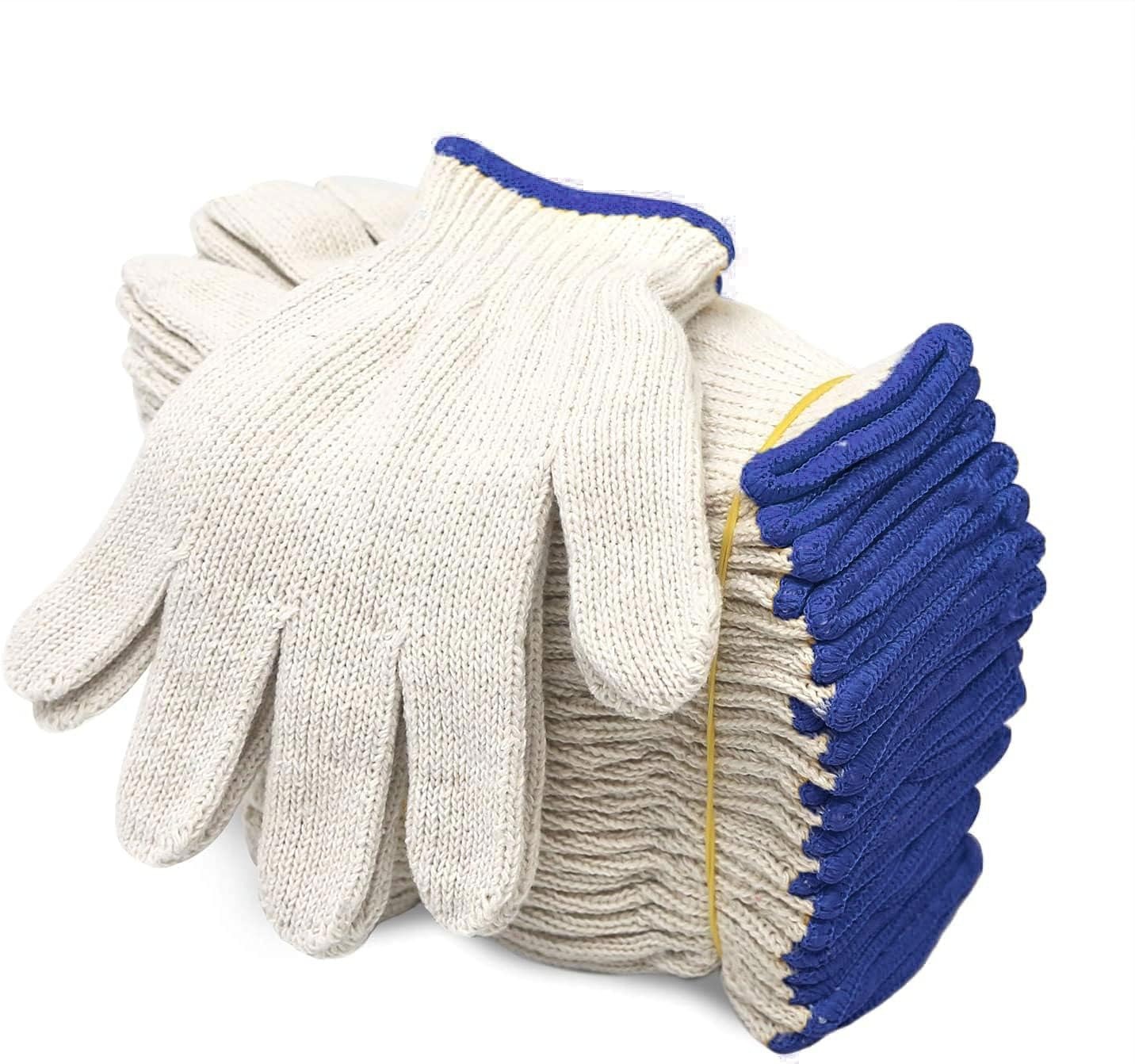 knitted cotton glove 