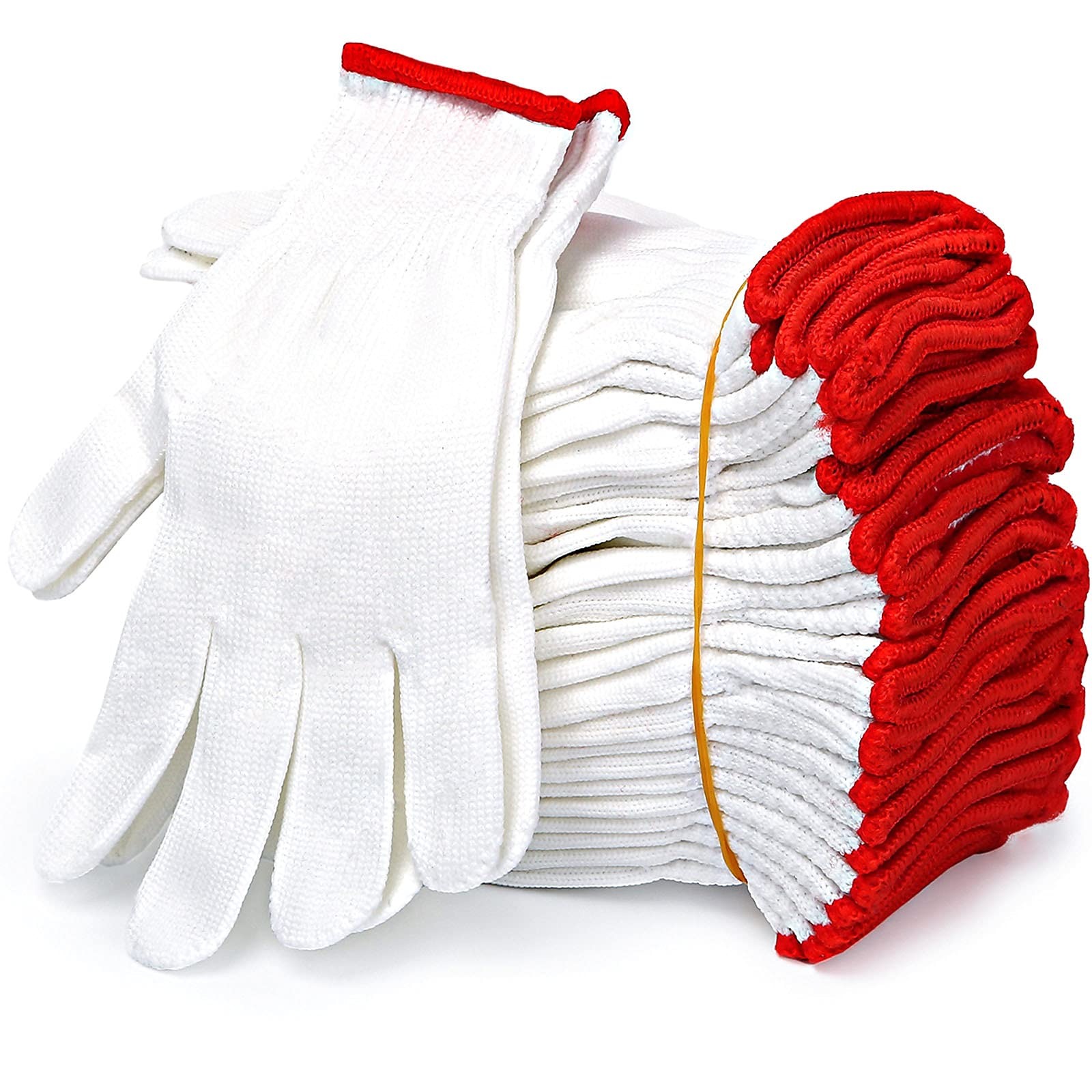 poly/nylon knitted glove work glove 